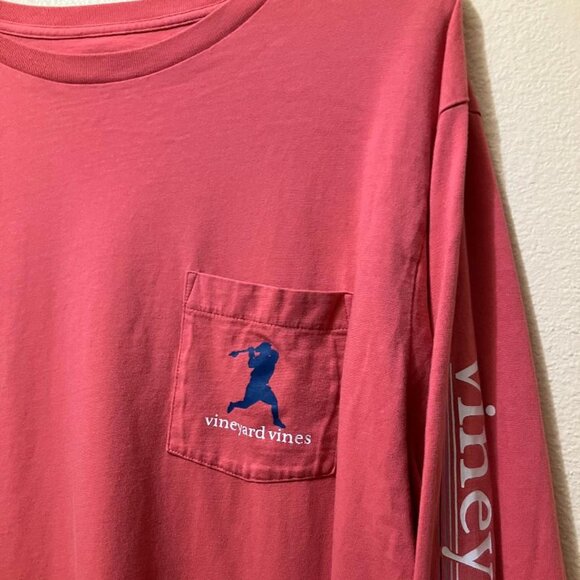 Vineyard Vines Men's Wind Up Shot Pocket Long Sleeve Logo T-Shirt Size Large - Picture 3 of 6